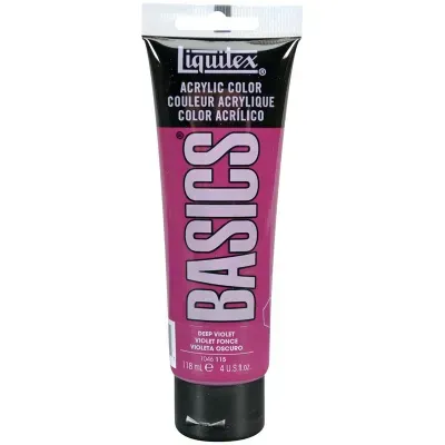 Краска акриловая художественная Liquitex "Basics", 118мл, туба, 115 сиреневый темный