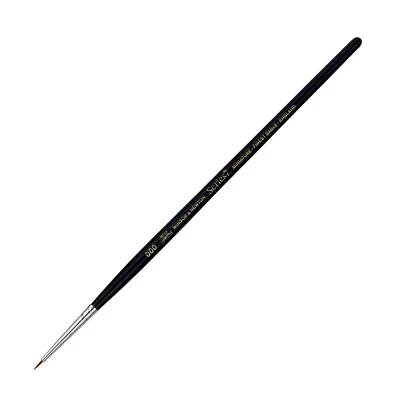Кисть художественная миниатюрная, колонок Winsor&Newton "Series 7", круглая, №000, короткая ручка