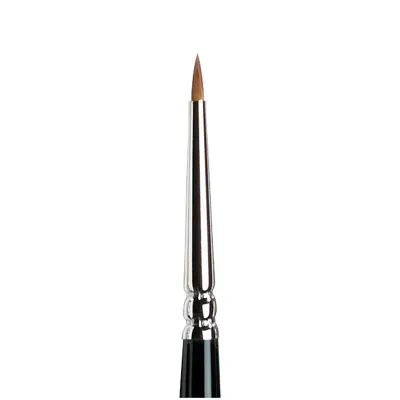 Кисть художественная миниатюрная, колонок Winsor&Newton "Series 7", круглая, №1, короткая ручка