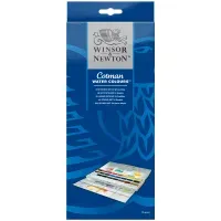 Акварель Winsor&Newton "Cotman", 24 кюветы, пласт. коробка