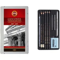 Набор для художника Koh-I-Noor "Gioconda 8893" 10 предметов, метал. пенал