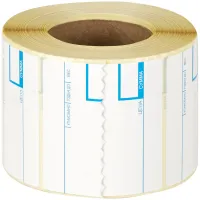 Термоэтикетки Akzent 58*40 ЭКО, белые, 700шт., с препринтом