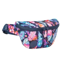 Сумка поясная Grizzly, 24*13*8см, 1 отделение, 1 карман, перья