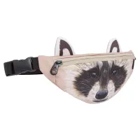 Сумка поясная Grizzly, 30*14*1см, 1 отделение, енот