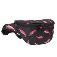 Сумка поясная Grizzly, 24*13*8см, 1 отделение, 1 карман, перцы