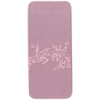 Набор Faber-Castell "Grip 2010" перьевая ручка, шариковая ручка, 0,7мм, синие, трехгран., корпус дымчато-розовый, подар. упаковка