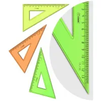 Треугольник 30°, 13см Стамм "Neon Crystal", ассорти