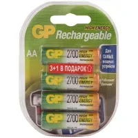 Аккумулятор GP AA (HR06) 2650mAh 4BL (промо 3+1)
