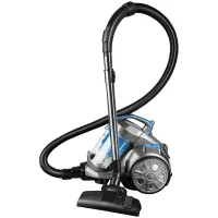 Пылесос Redmond RV-C337, контейнер 3л, 2000Вт, мультициклон, низкий ур. шума, серо-голубой