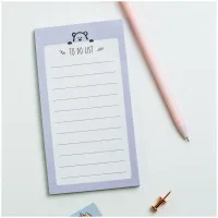 Блок для записей (To Do list) MESHU "Dew" 8,0*15,0см, 50л., vanila sky, на склейке