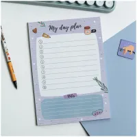 Блок для записей (To Do list) MESHU 14,8*21,0см (А5), 50л., "Sweet jam", на склейке