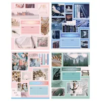 Читательский дневник BG А5 24л. на скрепке "Любимые книги"