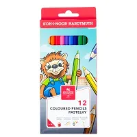 Карандаши цветные Koh-I-Noor "Lion", 12цв., заточен., картон, европодвес (ПОД ЗАКАЗ)