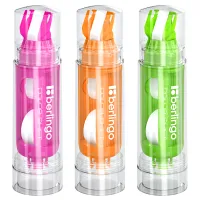 Корректирующая лента Berlingo "Color Shift" + 2 сменных картриджа в комплекте, 5мм*6м, блистер с европодвесом