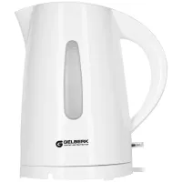 УЦЕНКА-Чайник электрический Gelberk GL-460, 1,7л, 1850Вт, пластик, белый
