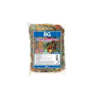 Банковская резинка 500г BG, диаметр 60мм, ассорти, европодвес