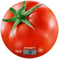 Кухонные весы Scarlett SC-KS57P38, стекло, пластик, 5кг макс