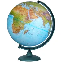 Глобус ландшафтный Глобусный мир, 32см, на круглой подставке