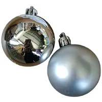 Шар из полистирола "Серебрянный",  50мм, матовый/глянцевый