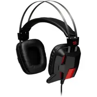Игровая гарнитура Lagopasmutus 2 красный + черный, кабель 2 м Redragon
