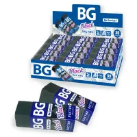 Ластик  BG "Black", термопластичная резина, черный,  41*14*15мм