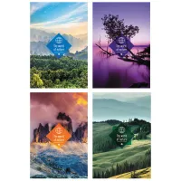 Блокнот А4 60л. на гребне BG "The world of nature"