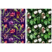 Бизнес-блокнот А5, 64л., евроформат, BG "Exotic", глянцевая ламинация, тиснение голографической фольгой, скругленные уголки