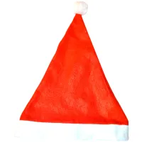 Колпак новогодний, красный, 27*38см