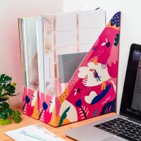 Набор лотков вертикальных MESHU "Bright life", 75мм, микрогофрокартон, 2шт. в упаковке