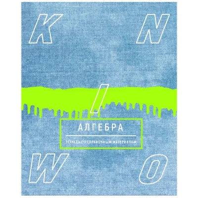 Тетрадь предметная 48л. BG "Neon hype" - Алгебра, неоновая краска