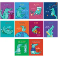 Комплект (10 шт.) предметных тетрадей 48л. ArtSpace "Другая история", ТВИН-лак