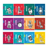 Комплект (12 шт.) предметных тетрадей 48л. ArtSpace "В центре внимания", эконом