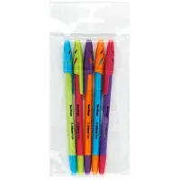 Набор шариковых ручек Berlingo "Tribase Fuze", 5шт., синие, 0,7мм, пакет