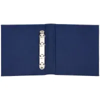 Альбом для монет СОМС "Optima" 270*230, на кольцах, иск. кожа, синий, без листов