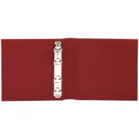 Альбом для монет СОМС "Numis" 230*210, на кольцах, иск. кожа, бордовый, без листов