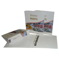 Альбом для бон СОМС "Боны мира" 230*270, на кольцах, без листов