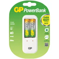 Зарядное устройство GP PB410GS130-2CR2 + 2шт акк. AA (HR06) 1300mAh