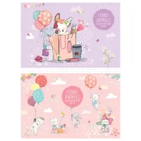 Альбом для рисования 08л., А4, на скрепке ArtSpace "Рисунки. Funny animals", эконом