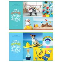 Альбом для рисования 08л., А4, на скрепке ArtSpace "Путешествия. Little moments", эконом