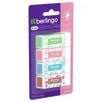 Ластик Berlingo "Aroma", 4шт., 58*22*20мм, блистер