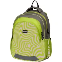 Рюкзак Berlingo Bliss "Neon star" 40*29*19см, 3 отделения, 2 кармана, анатомическая ЭВА спинка