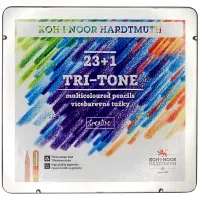 Карандаши многоцветные Koh-I-Noor "TRI-TONE 3444", 24шт., металл.коробка (ПОД ЗАКАЗ)