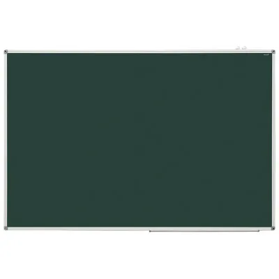 Доска магнитно-меловая OfficeSpace, 100*150см, алюминиевая рамка, полочка