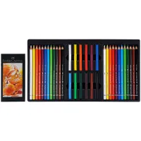 УЦЕНКА-Набор художественных изделий Faber-Castell "Art & Graphic Compendium", 54 предмета, дерев. пенал