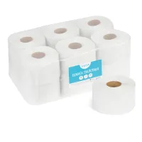 Бумага туалетная Vega Professional, 1-сл., 130м/рул., цвет натуральный