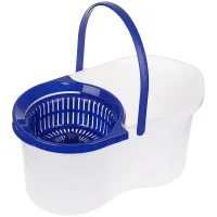 УЦЕНКА-Набор для уборки OfficeClean Professional ведро 6л с отжимом,самоотж. швабра с круглой насадкой