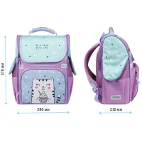 Ранец ArtSpace Junior "Cute Cat" 37*28*21см, 1 отделение, 3 кармана, анатомическая спинка