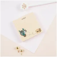 Блок для записей MESHU "Cats", 8,5*8,5*1,1см, 100л., на склейке