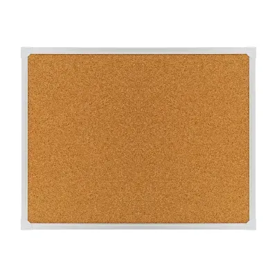 Доска пробковая OfficeSpace, 45*60см, алюминиевая рамка