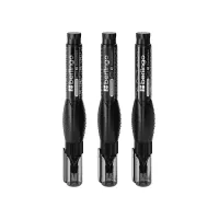 Корректирующий карандаш Berlingo "DoubleBlack", 08мл, 3шт., в блистере